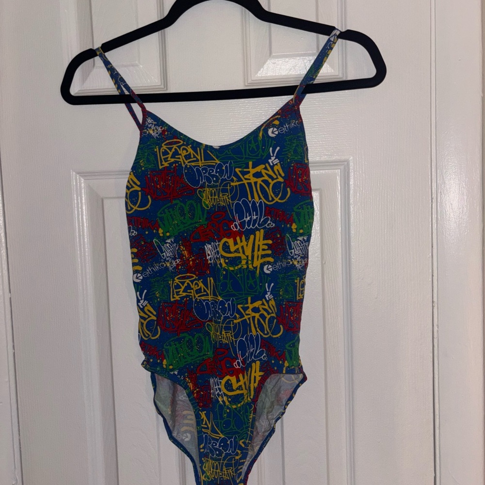 Ethika Graphic Print Bodysuit
